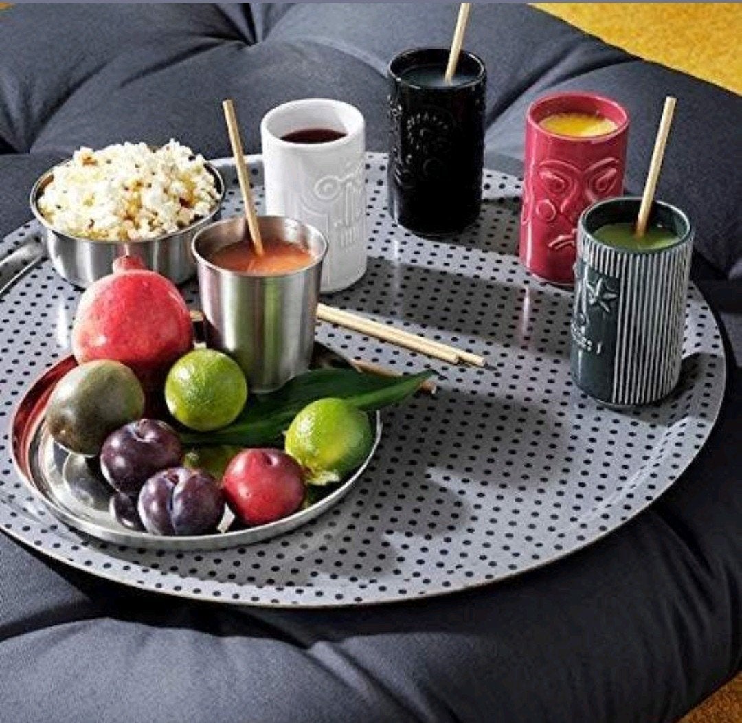 🟡🔵 Nieuw zomerdienblad Ikea XL gelakt metaal FREKVENS 56 c, Tuin en Terras, Barbecue-accessoires, Ophalen, Nieuw, Ikéa