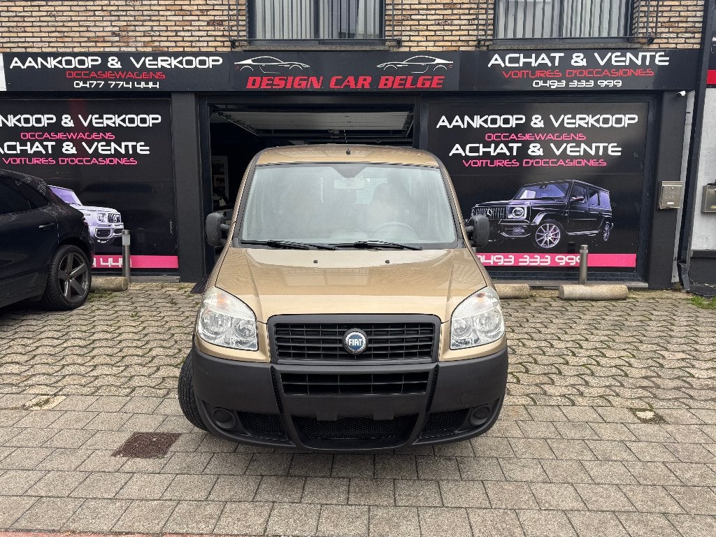 Fiat Doblo 1.4 Benzine 77 pk — 92.000 km 1ste hand Car-Pass, 4 deurs, Monovolume, Bedrijf, Handgeschakeld