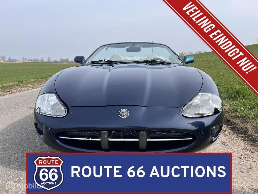 Jaguar XK8 | 1998 | Route 66 Auctions, Zwart, Bedrijf, Handgeschakeld, Overige carrosserie