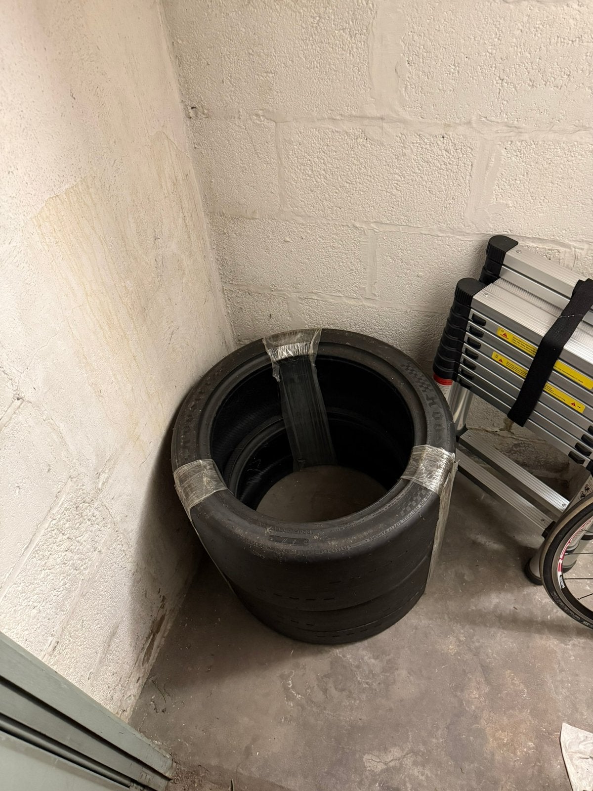 Banden semi slick, Ophalen, Band(en)