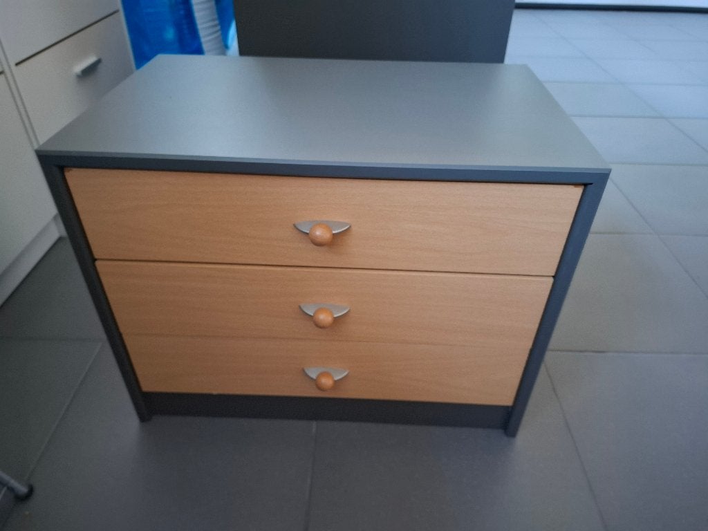 Bureau kastje/ nachtkastje, Ophalen, 60 cm, Met lades, 37 cm