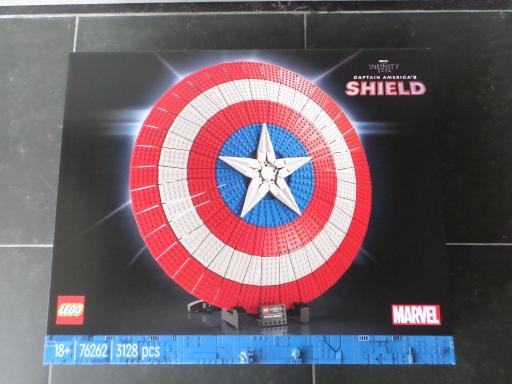 Lego Marvel 76262 Captain America' s Shield, Marvel, Lego, Nieuw, Ophalen of Verzenden