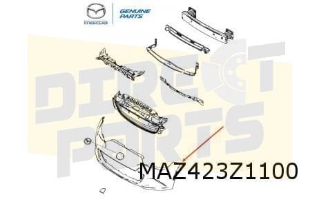 Mazda MX-5 (4/15-) voorbumper (te spuiten) Origineel! N2Y150, Auto-onderdelen, -, -, Nieuw, Mazda
