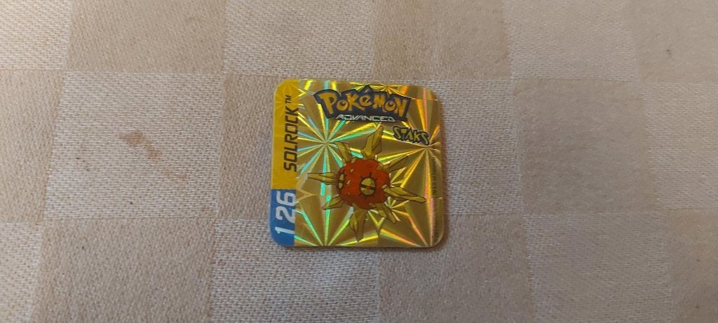 jouet magnétique Pokemon Panini Sticks Holo Solrock 2003, Enlèvement ou Envoi, Neuf