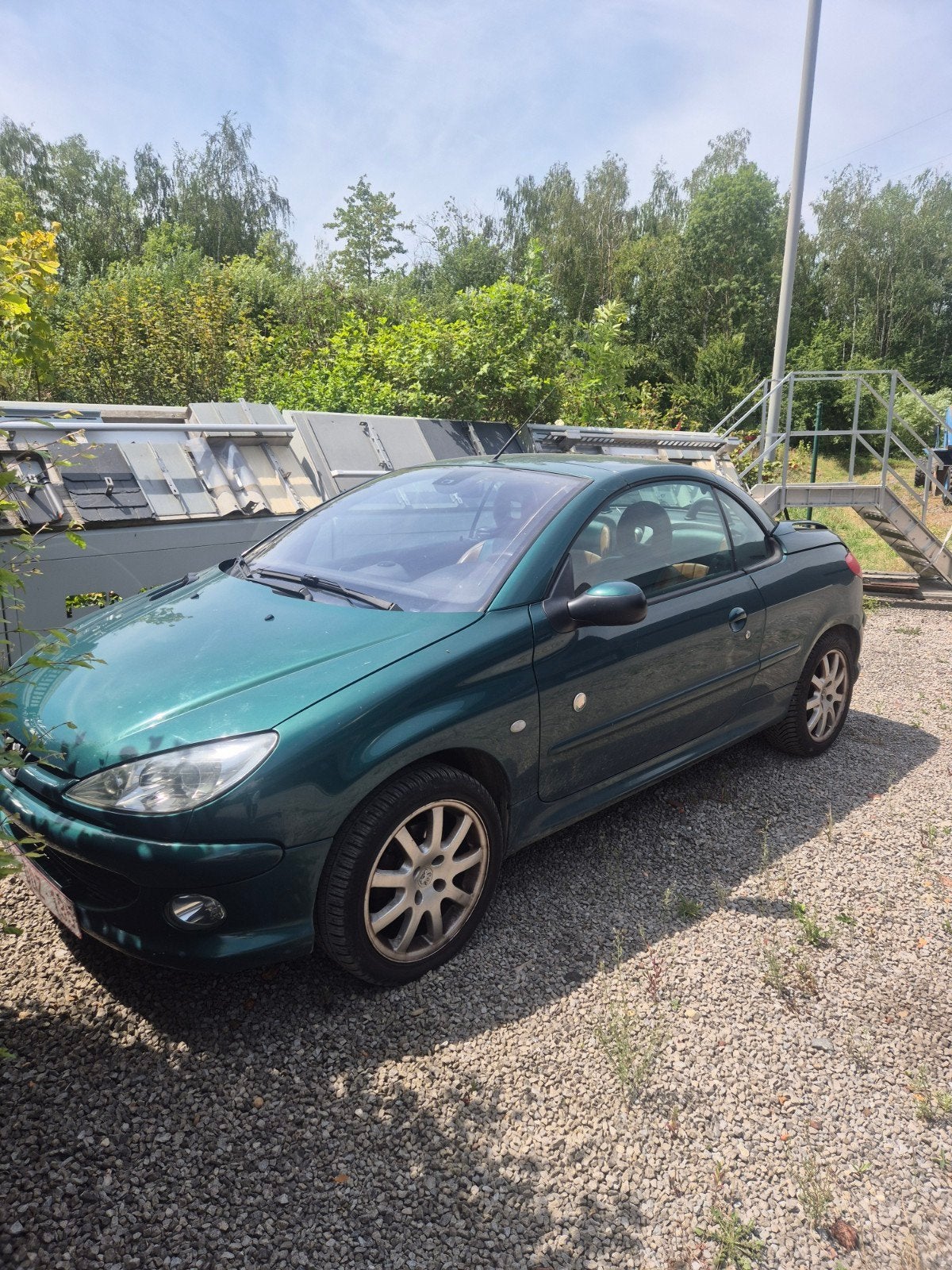 Peugeot 206 CC Roland-Garros 2003 – Boîte auto – 220 000 km, Cuir, Achat, Beige, Cabriolet