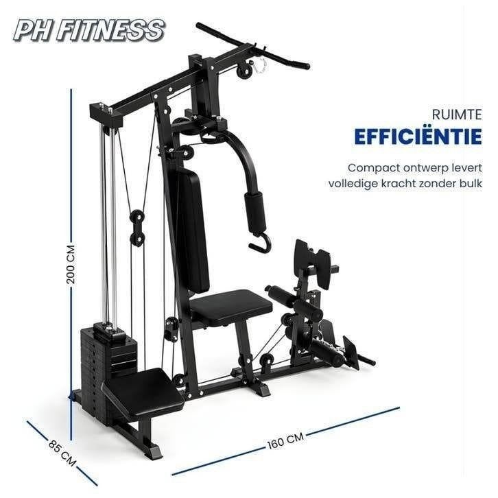 Multi Gym Krachtstation 100KG – Compact Home Gym, Ophalen of Verzenden, Nieuw, Armen, Overige typen