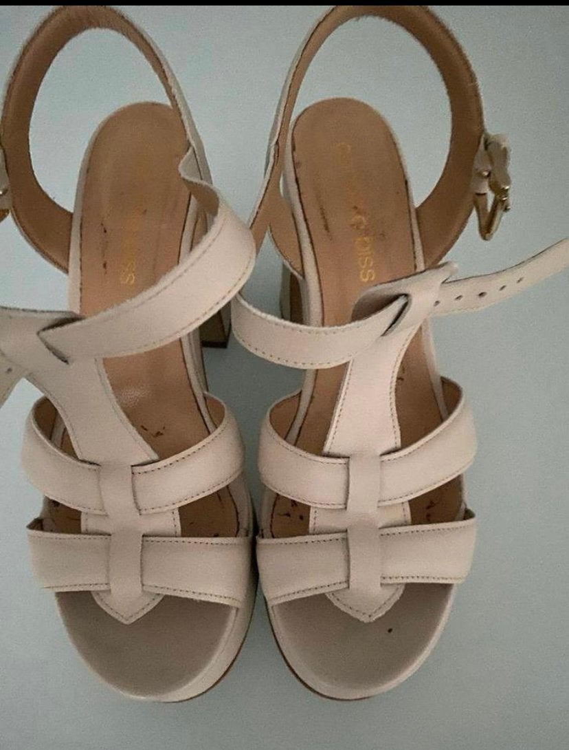 Sandales taille 39 Caroline Biss neuves, Enlèvement ou Envoi, Neuf, Beige