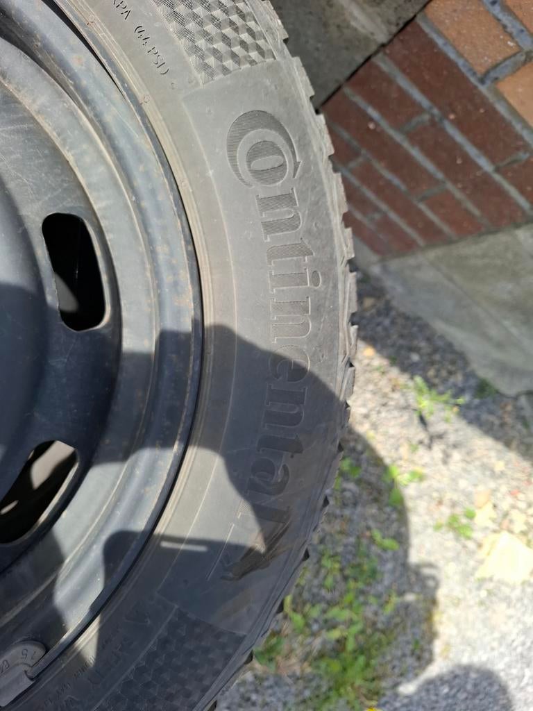 Jeux de 4 roues continental winter 185/65 R15 T, Autos : Pièces & Accessoires, Pneus & Jantes, Enlèvement, Pneu(s)