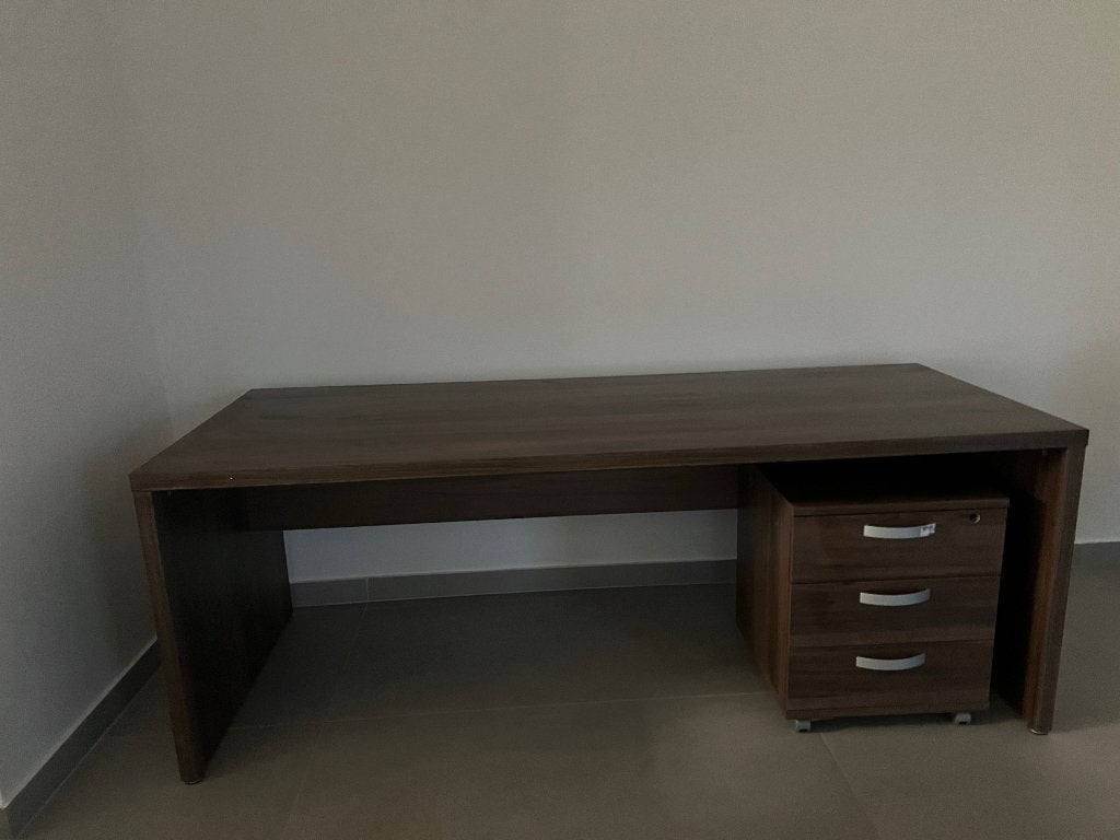 Bureau, 90 cm, Comme neuf, Enlèvement, Brun