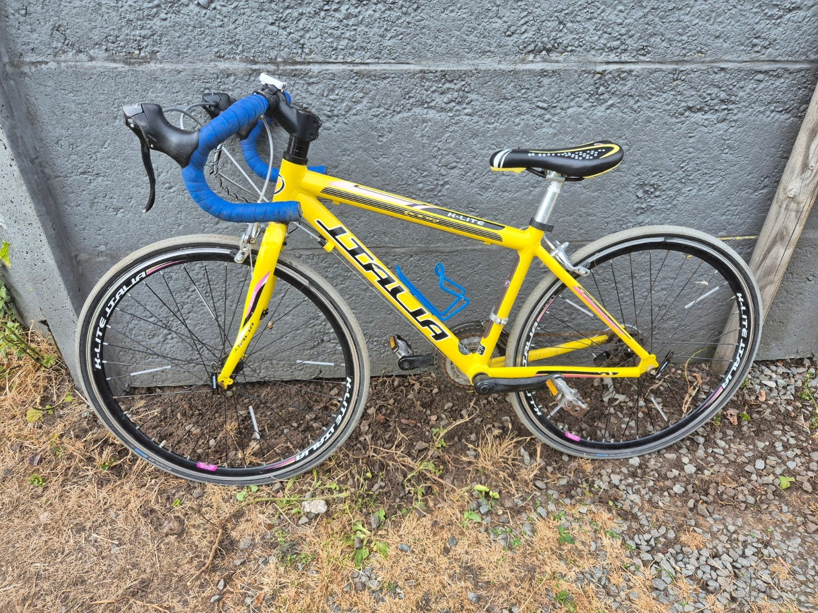 Kleine koersfiets, Ophalen