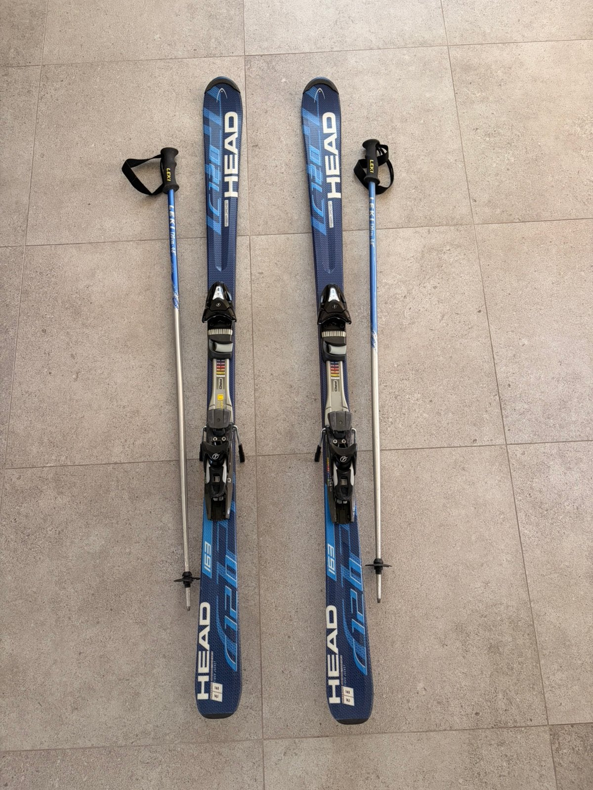 HEAD i.SERIES & BLIZZARD X5 Ski Sets - Inclusief stokken, Comme neuf, Enlèvement, Ski, Head
