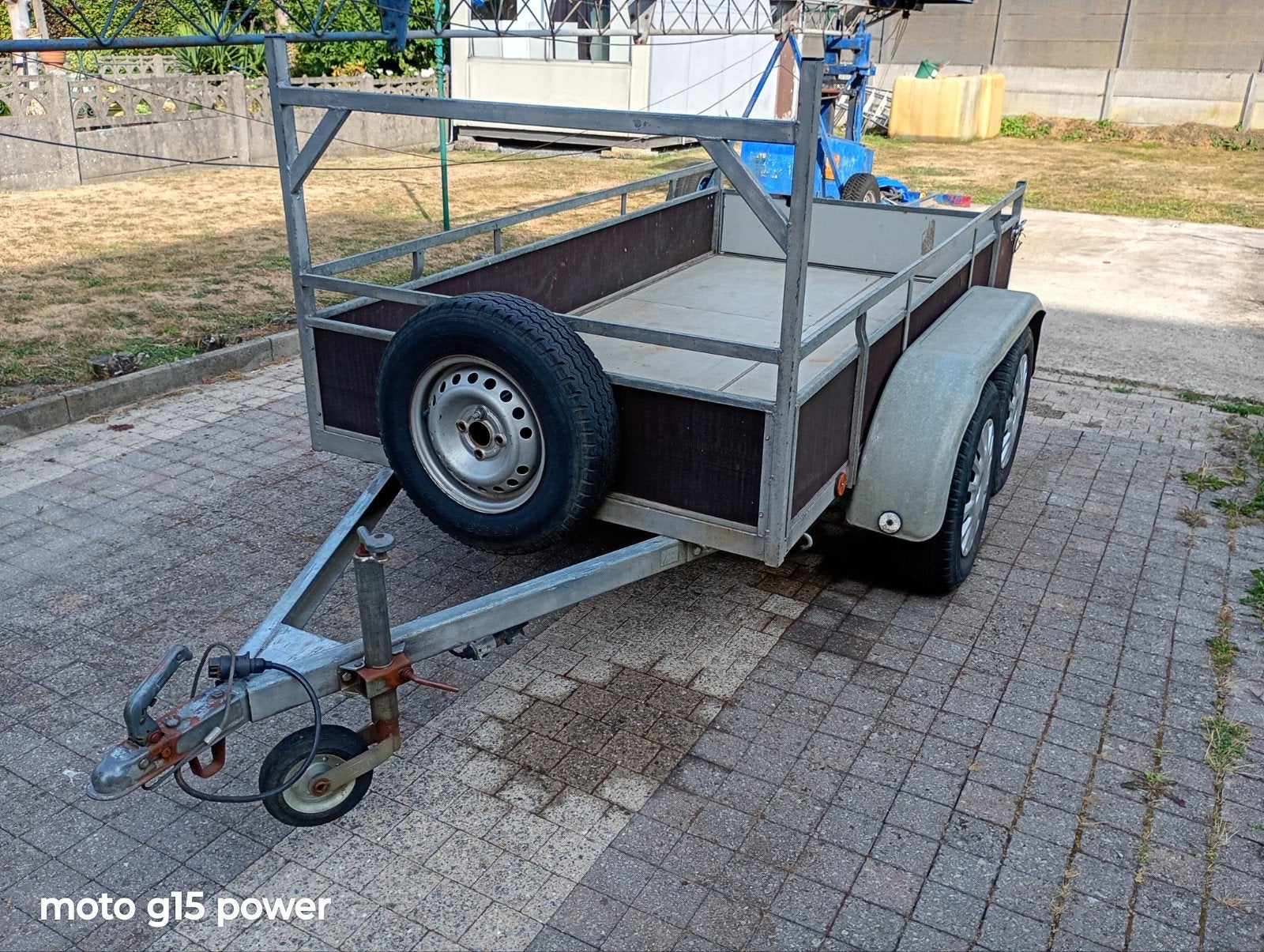 Dubbelasser remork, Auto diversen, Aanhangers en Bagagewagens, Ophalen