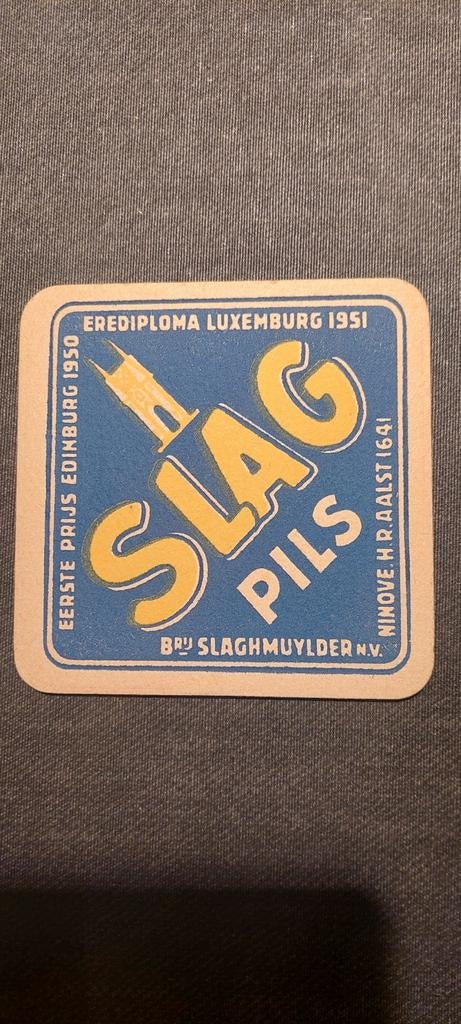 Oud bierviltje brouwerij slaghmuylder ninove, Ophalen