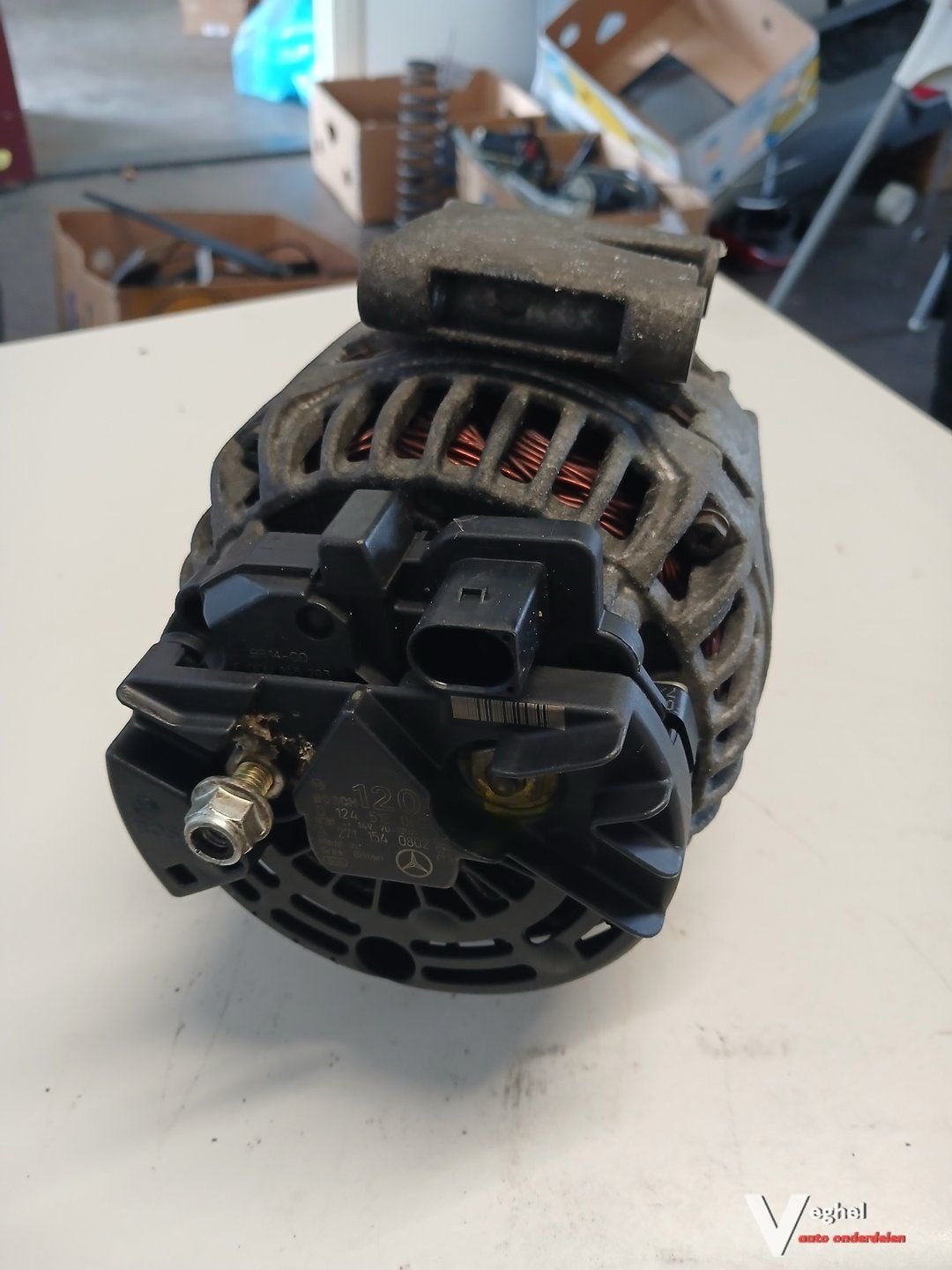 MB C203 C180 Kompressor Automaat SW Dynamo '03, Gebruikt, -, -, Ophalen of Verzenden