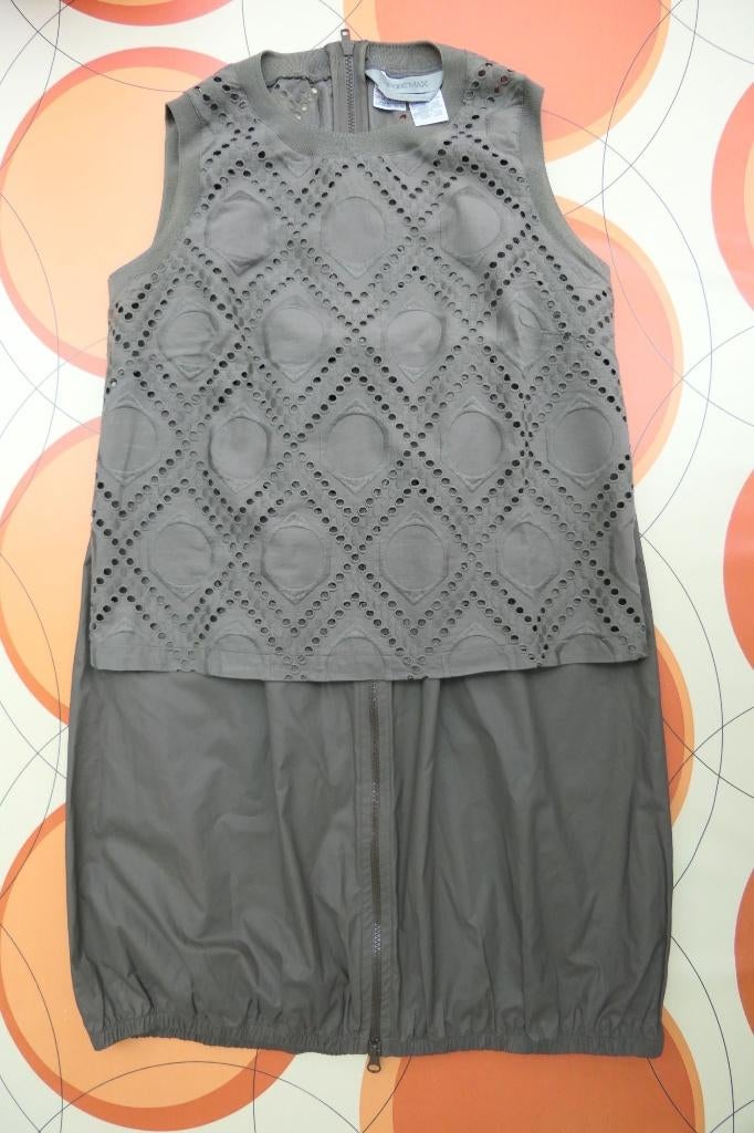 Bruine rok en blouse SportMax, Ophalen