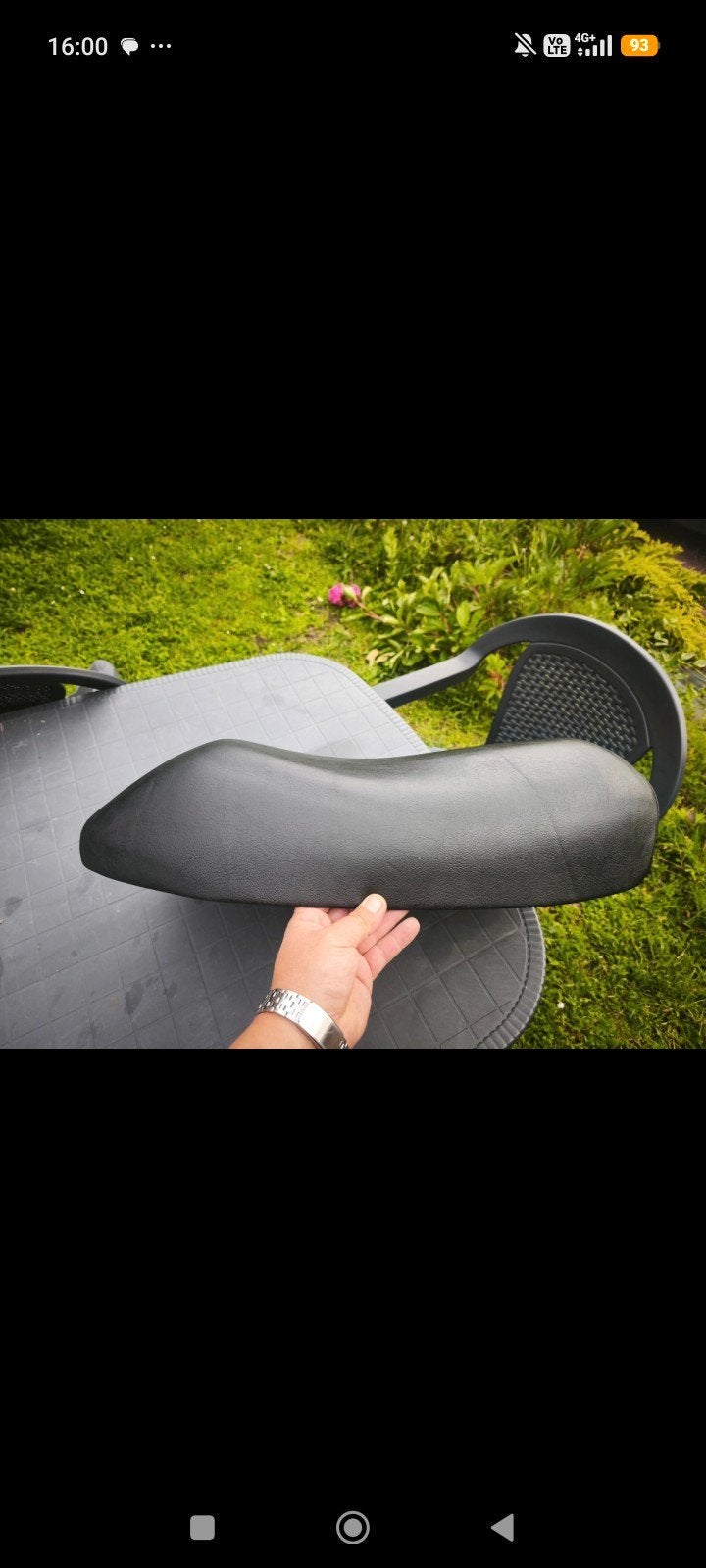 Mbk booster oud model zadel, Enlèvement