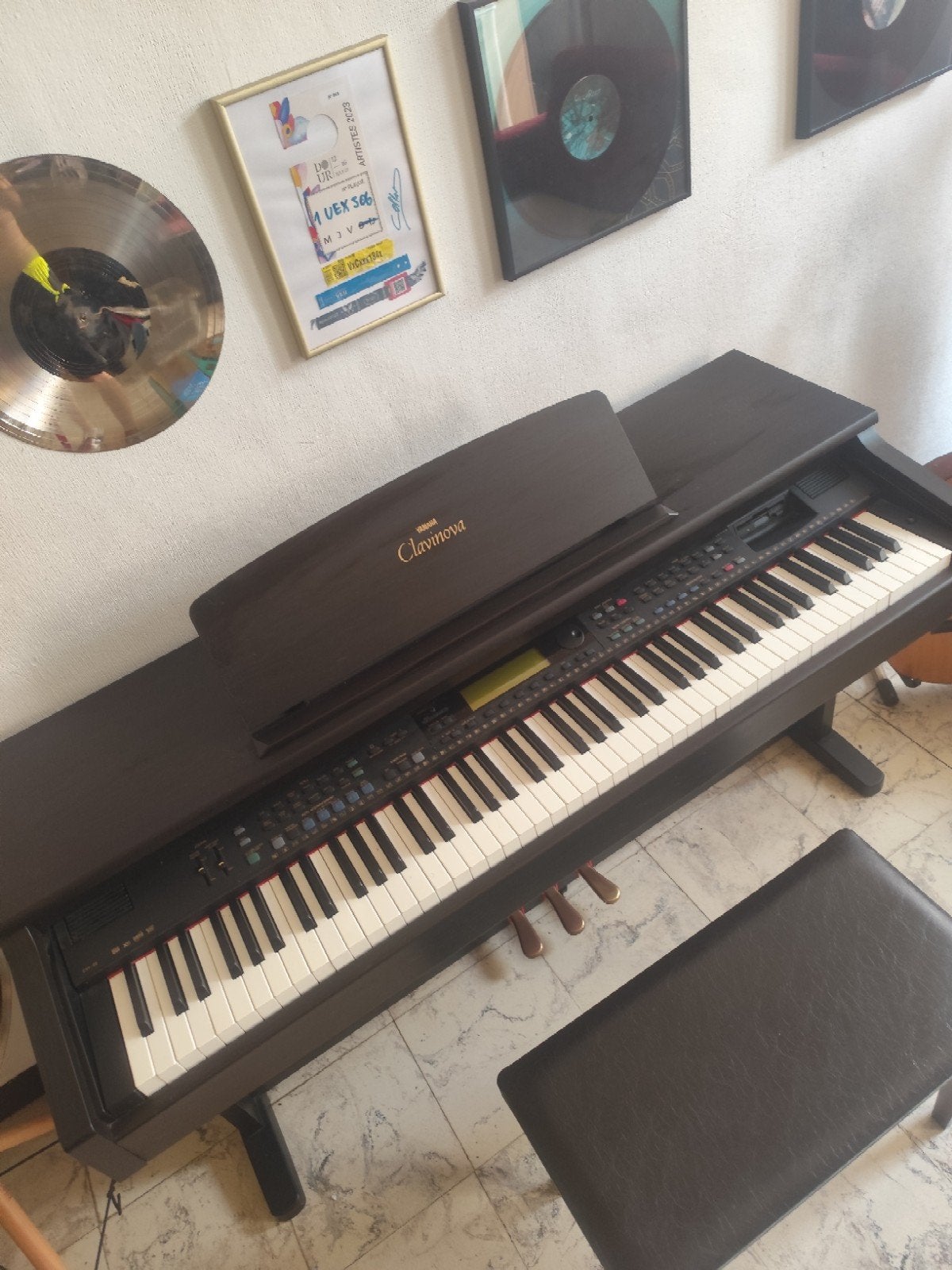 Yamaha Clavinova CVP-92 + tabouret Yamaha état irréprochable, Musique & Instruments, Pianos, Piano