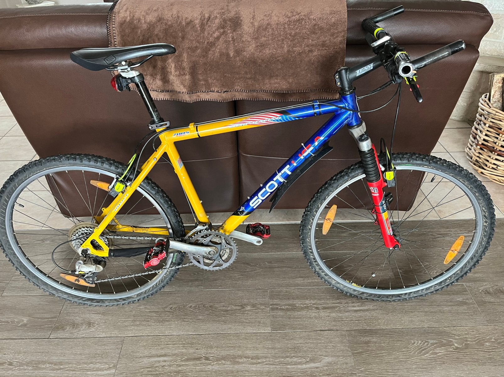 VTT cadre aluminium – Shimano XT | Fourche télescopique, Fietsen en Brommers, Ophalen, Zo goed als nieuw