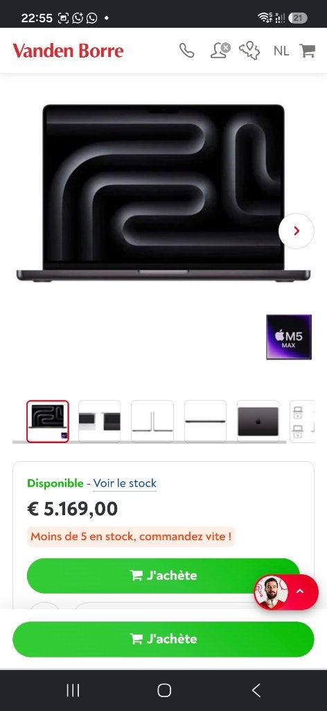 Mac book pro, Enlèvement ou Envoi, Neuf, Autres tailles, MacBook