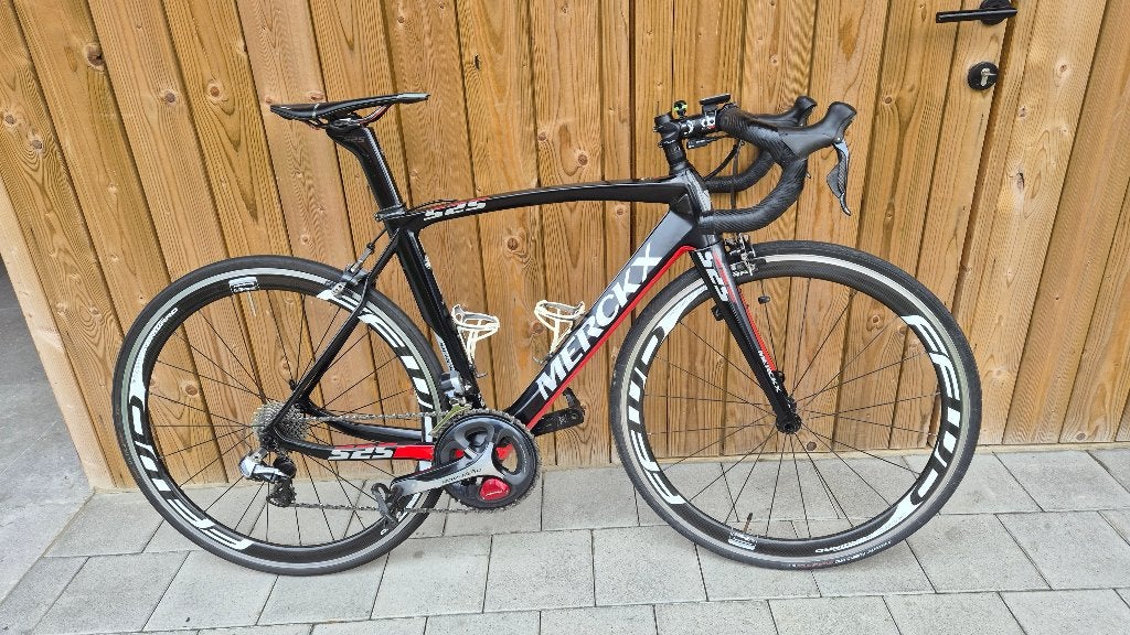 Racefiets Eddy Merckx Carbon EM-525 + 2 reservewielen, Vélos & Vélomoteurs, Enlèvement, Utilisé, Carbone, Hommes
