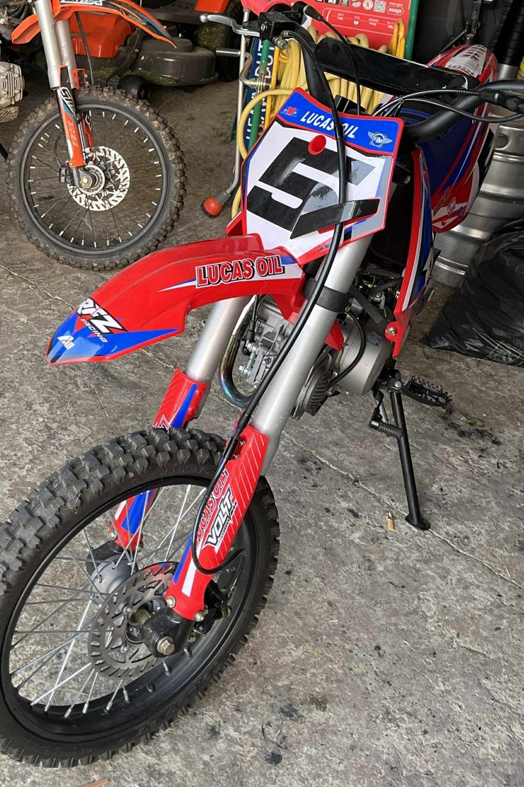 pitbike 150cc ruilen voor 2takt brommer of bieden, Ophalen