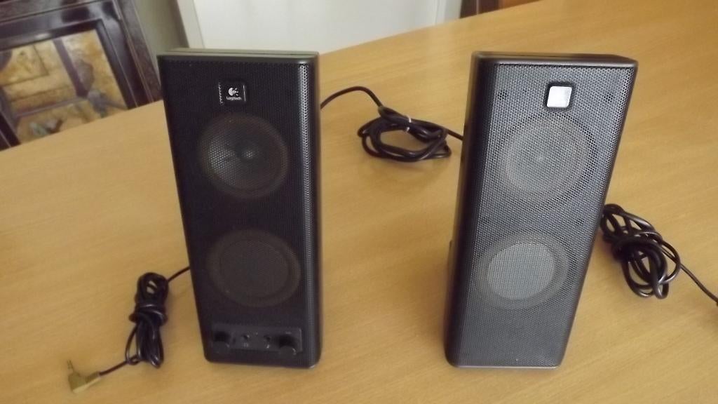 ogitech S-0264B   Desktop Computerluidsprekers, Computers en Software, Pc speakers, Gebruikt, Audiokanaal 2.0, Ophalen of Verzenden