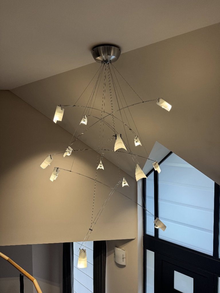 Luster, Huis en Inrichting, Lampen | Kroonluchters, Ophalen, Zo goed als nieuw