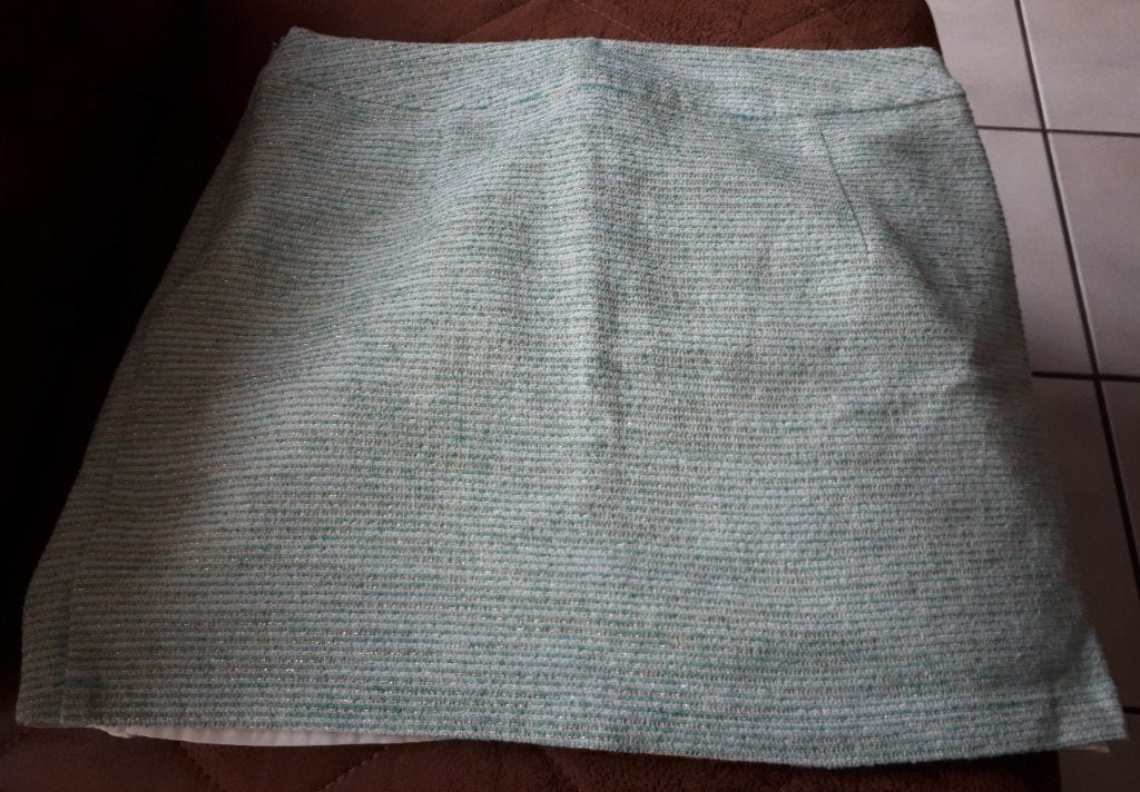 Mika pour JBC - Jupe - taille 42 - bleu/doré, Taille 42/44 (L), Comme neuf, Bleu, Envoi