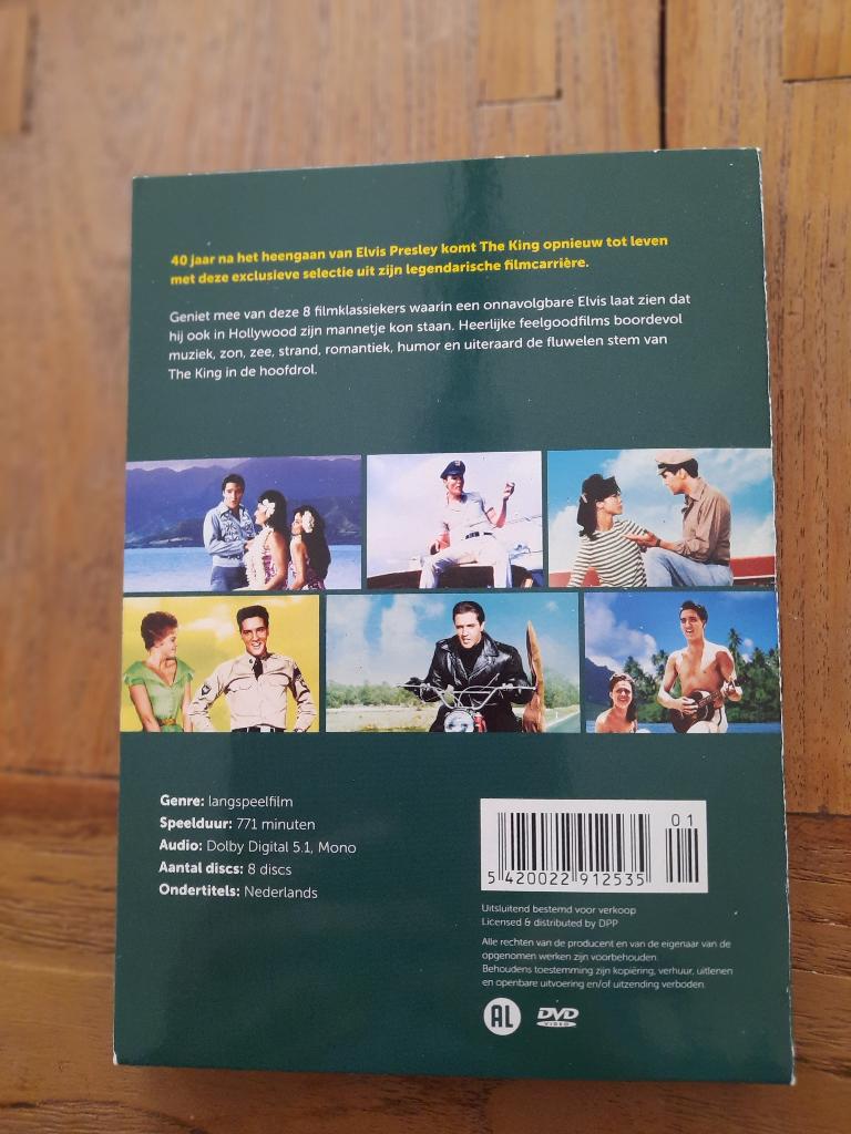 Elvis Presley 8 dvd Box - Films Ned Ondertiteld, Tous les âges, Enlèvement ou Envoi, Utilisé, Coffret