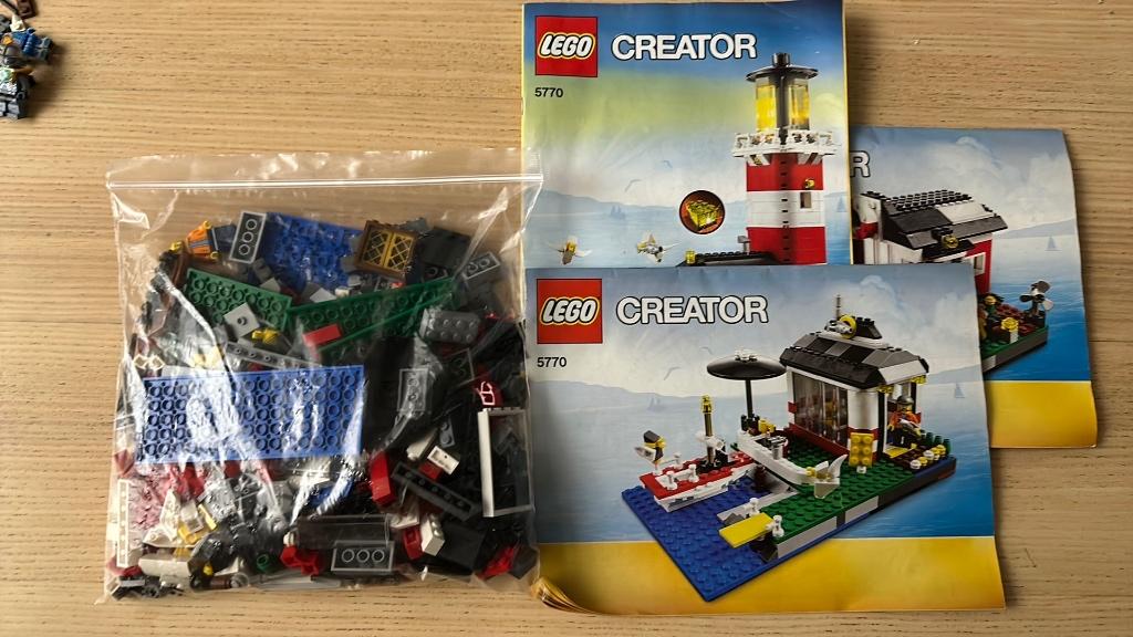 Lego Creator 5770, vuurtoren, compleet, Gebruikt, Lego, Compleet, Ophalen of Verzenden
