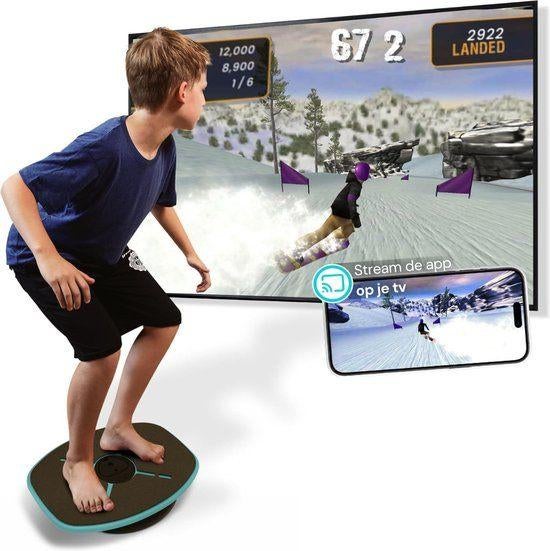 GoBalance Sport balance board – interactief met app, Enlèvement ou Envoi, Comme neuf, Planche d'équilibre