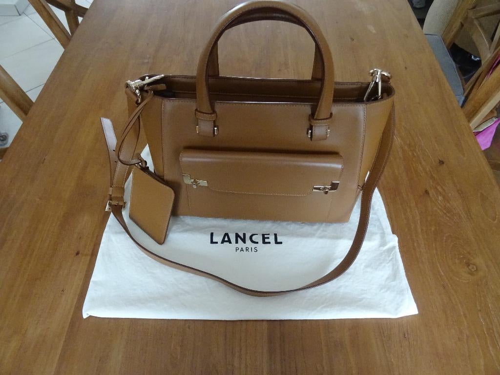 A vendre sac Lancel, Autres marques, Cuir, Beige, Comme neuf