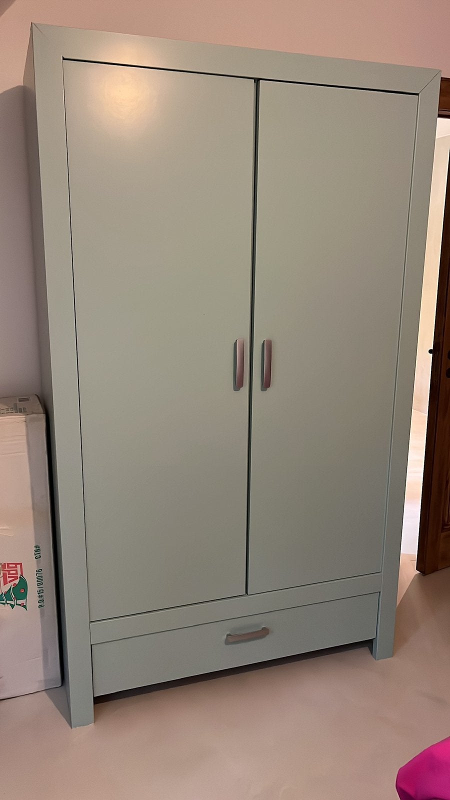 Kledingkast + boekenrek, 105 cm ou plus, Enlèvement, Utilisé, 50 à 70 cm