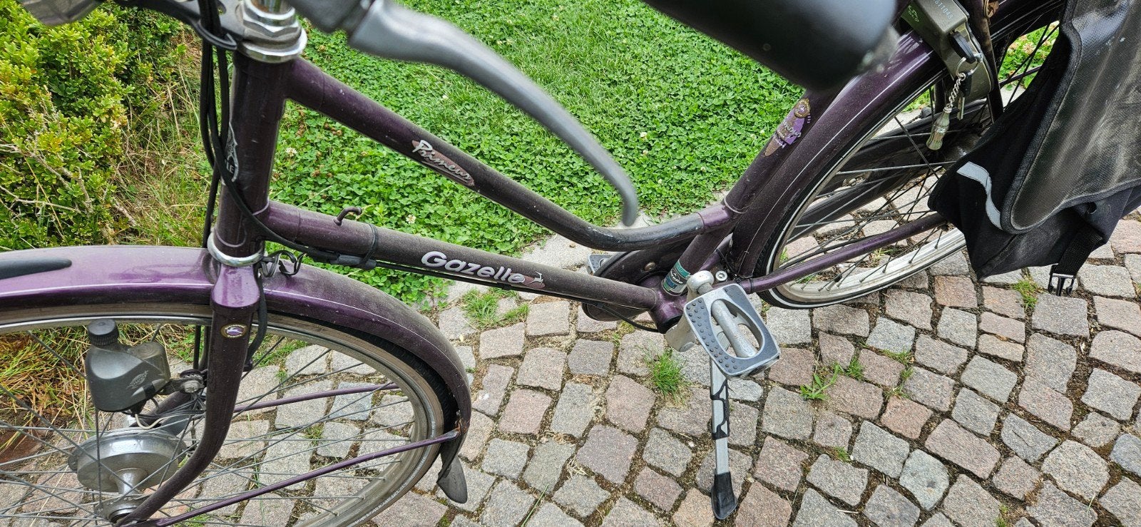Gazelle dames fiets paars, Fietsen en Brommers, Ophalen, Gazelle