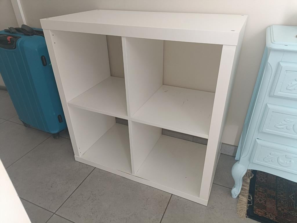 Kallax kast Ikea wit, Huis en Inrichting, Ophalen, Gebruikt, 50 tot 100 cm, Minder dan 100 cm
