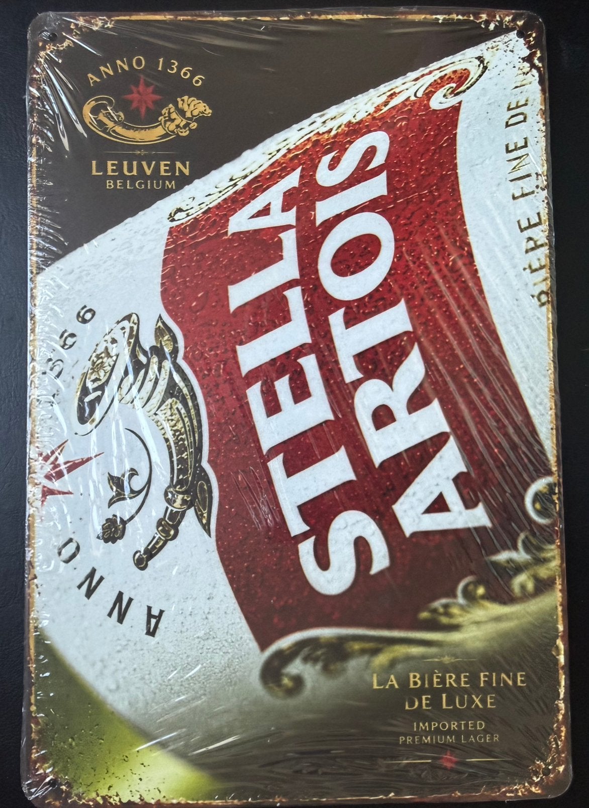 Panneau en métal Stella Artois - rétro vintage mancave, Enlèvement ou Envoi, Duvel