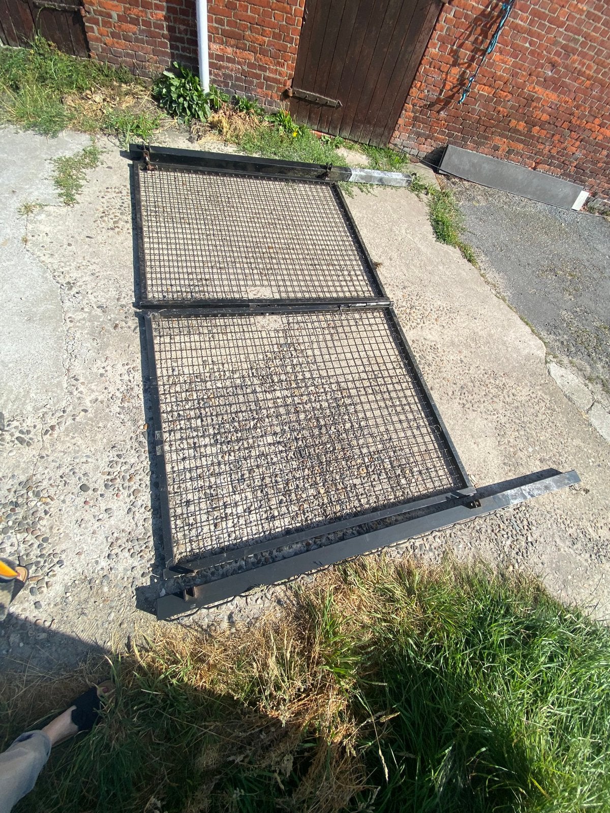 Tuinpoort, Jardin & Terrasse, Portes de jardin, 200 cm ou plus, Portail battant, 150 à 200 cm, Enlèvement
