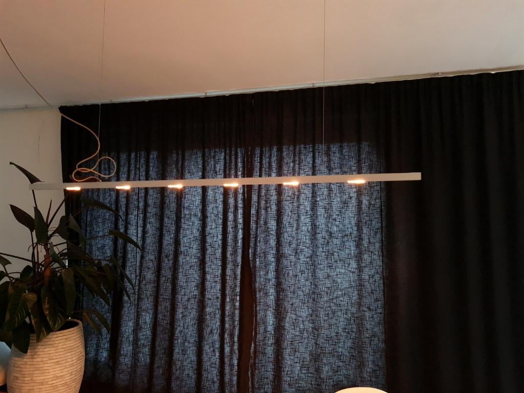 Éclairage Design de lampe suspendue Long Alu, Enlèvement, Utilisé, Métal, Modern