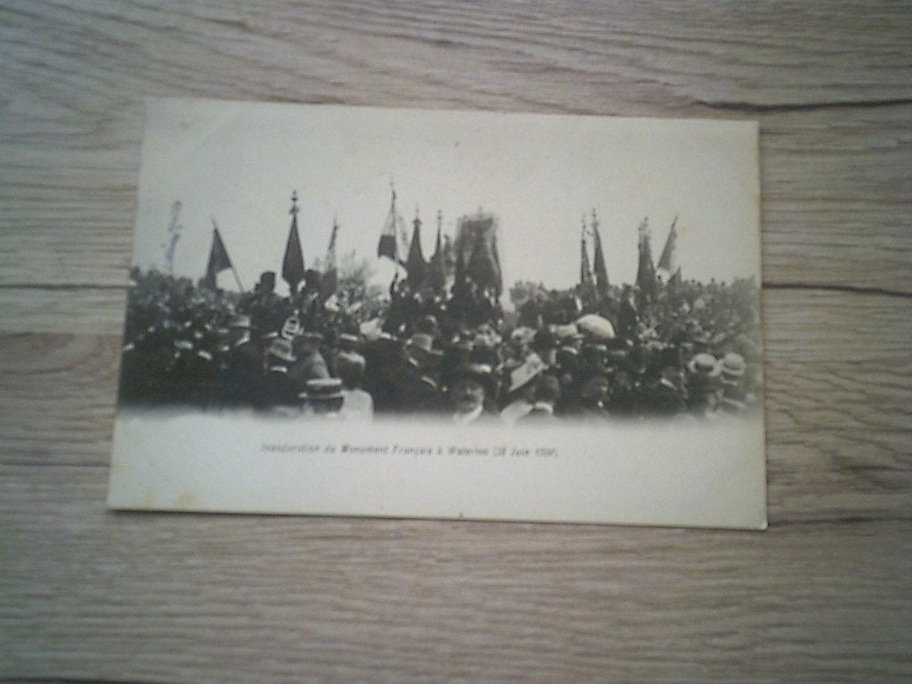 WATERLOO: Inauguration du monument Français le 28 juin 1904, Enlèvement ou Envoi, Avant 1920, Non affranchie, Brabant Wallon
