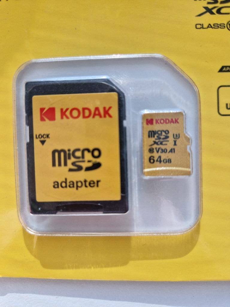 Carte microSD Kodak 64 GB – Classe 10 – Neuf, Audio, Tv en Foto, Foto | Geheugenkaarten, Nieuw, Ophalen of Verzenden, Kodak, MicroSD