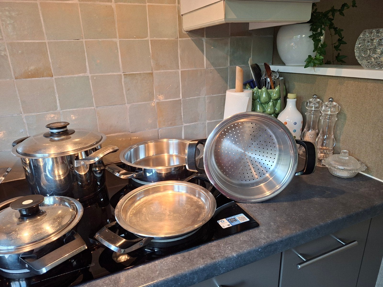 Kookpotten en braadpannen, Huis en Inrichting, Ophalen, Gebruikt, Kookpan, AMC