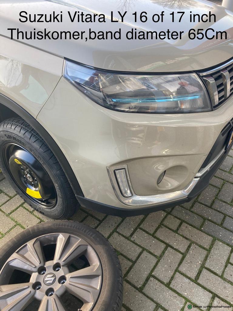 Thuiskomer Reservewiel 17" Origineel OEM Suzuki Vitara S-Cro, Auto-onderdelen, Gebruikt, -, -, Banden en Velgen