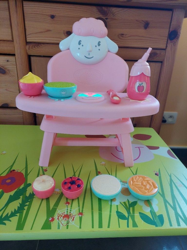 Baby Annabell eettafel voor pop met geluid en lichtjes, Enfants & Bébés, Enlèvement, Comme neuf, Baby Pop