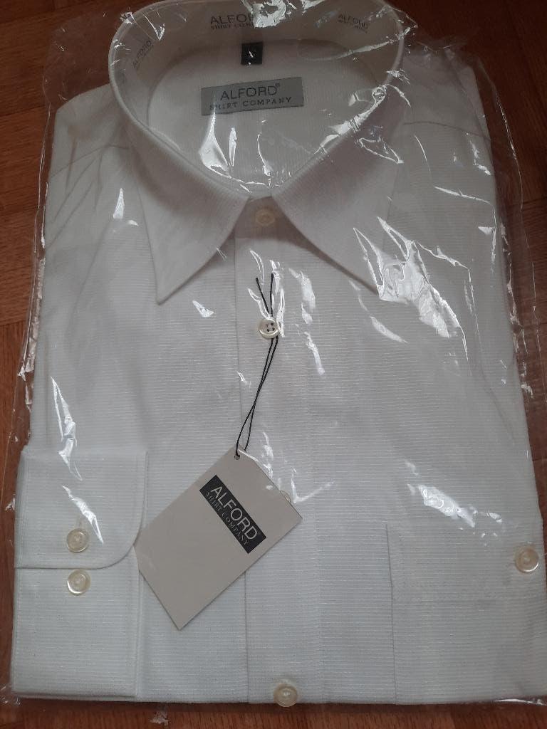 herenhemd wit lange mouwen splinternieuw Alford large maat42, Kleding | Heren, Overhemden, Ophalen of Verzenden, Nieuw, Wit