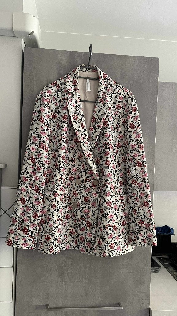 BLAZER  VESTE neuf IMPERIAL blanc rose rouge M, Vêtements | Femmes, Neuf, Taille 38/40 (M), Enlèvement ou Envoi, IMPERIAL