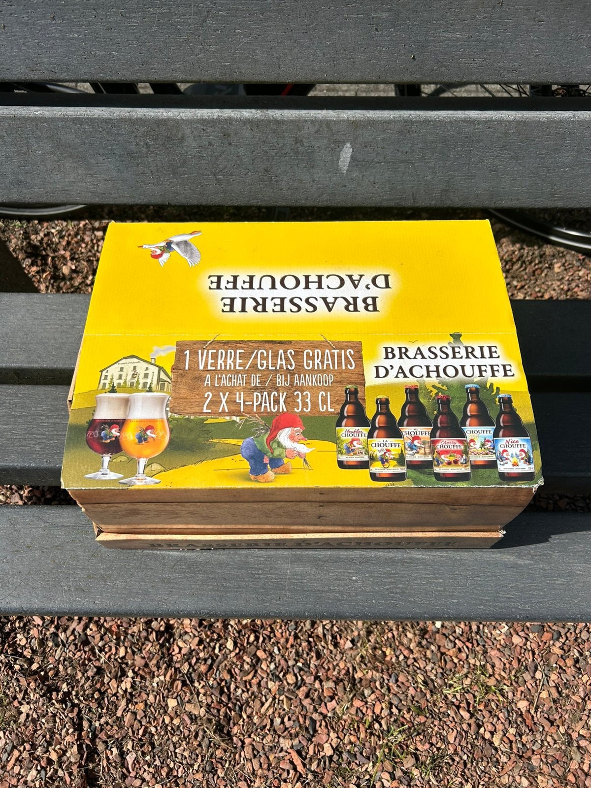 La chouffe glazen 33 cl x 12, Verzamelen, Ophalen, Zo goed als nieuw