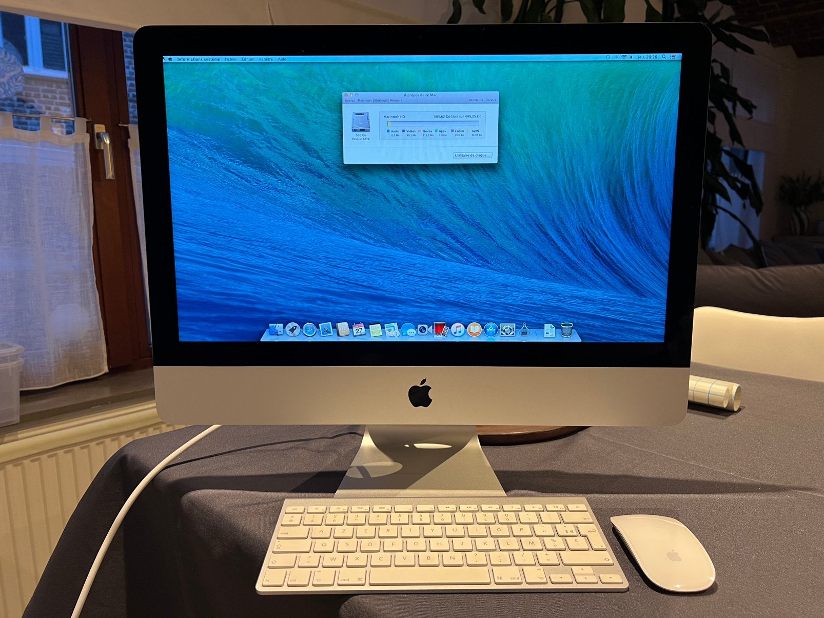 iMac 21,5" Mi-2014 - Core i5 - 8 Go RAM, Informatique & Logiciels, Enlèvement, Comme neuf