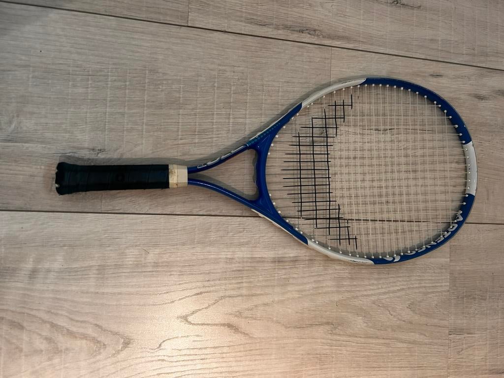 Sac de tennis pour enfant + raquette de tennis, Sports & Fitness, Tennis, Enlèvement, Utilisé, Raquette