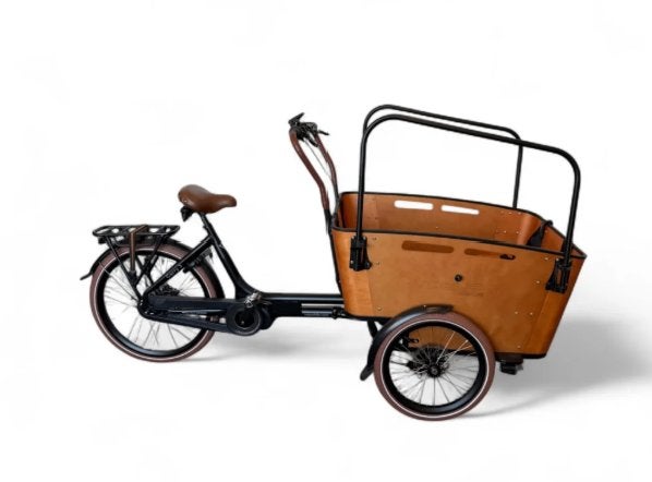 Elektrische bakfiets Vogue Carry 3 – 4 kinderen – regenhuif, Fietsen en Brommers, 4 kinderen of meer, Gebruikt, Elektrisch, Ophalen