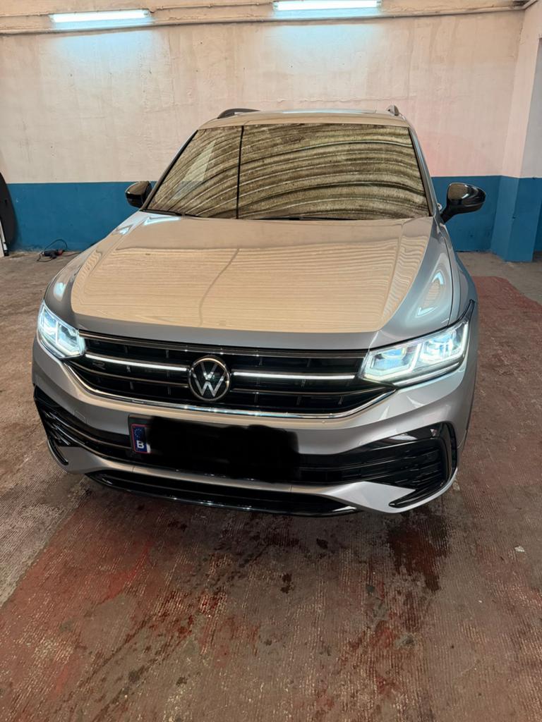 VW Tiguan ALL SPACE  R-Line 2023 FULL OPTION, Auto's, Automaat, 4 cilinders, 1984 cc, 7 zetels